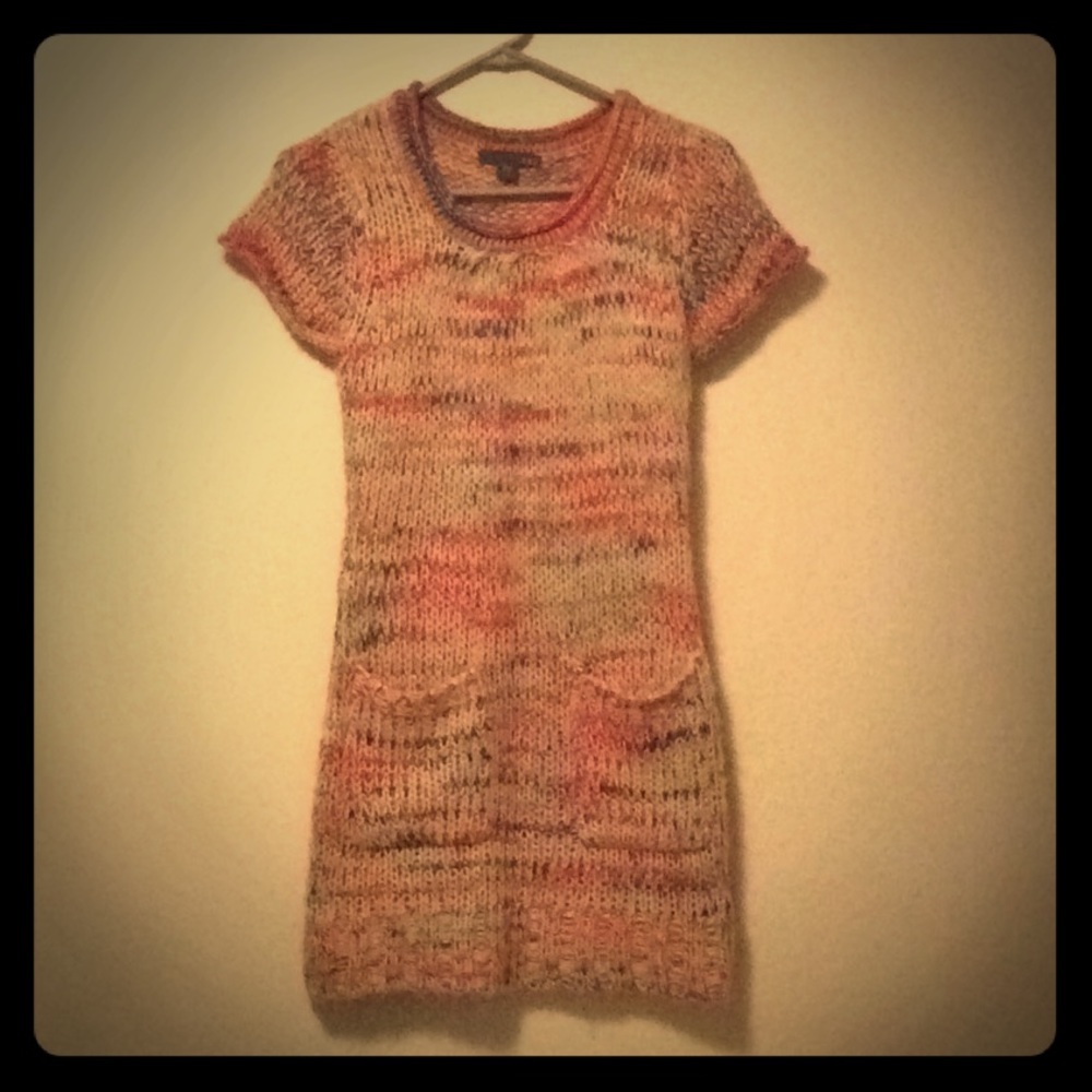 Knit sweater dress